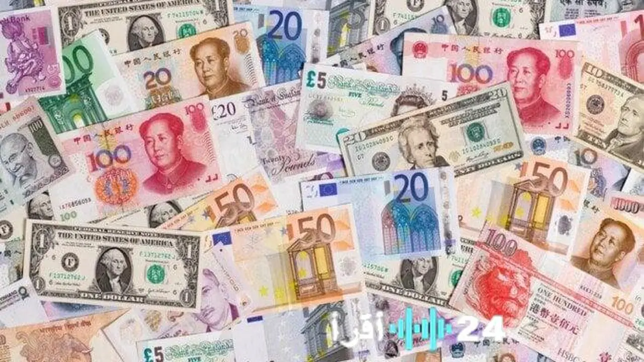 تباين أسعار العملات العربية والأجنبية في تعاملات السبت 14 مارس 2026 المصرفية